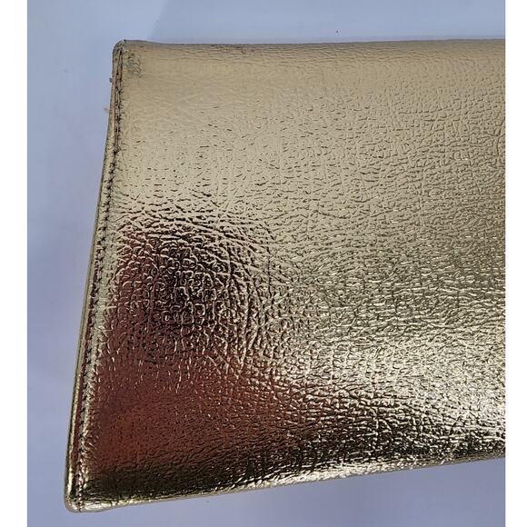 Vintage Gold Metallic Clutch Purse - Picture 8 of 14